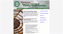 Desktop Screenshot of aitc-glulam.org